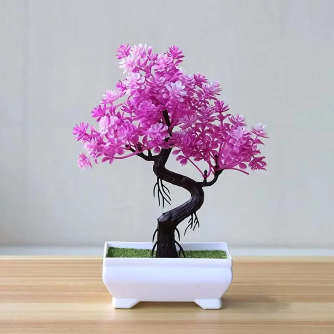 Artificial Bonsai Tree Potted Plant | Fake Décor for Home & Office