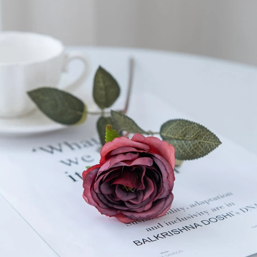 Artificial Silk Rose Bouquet – Wedding & Home Decor Flowers