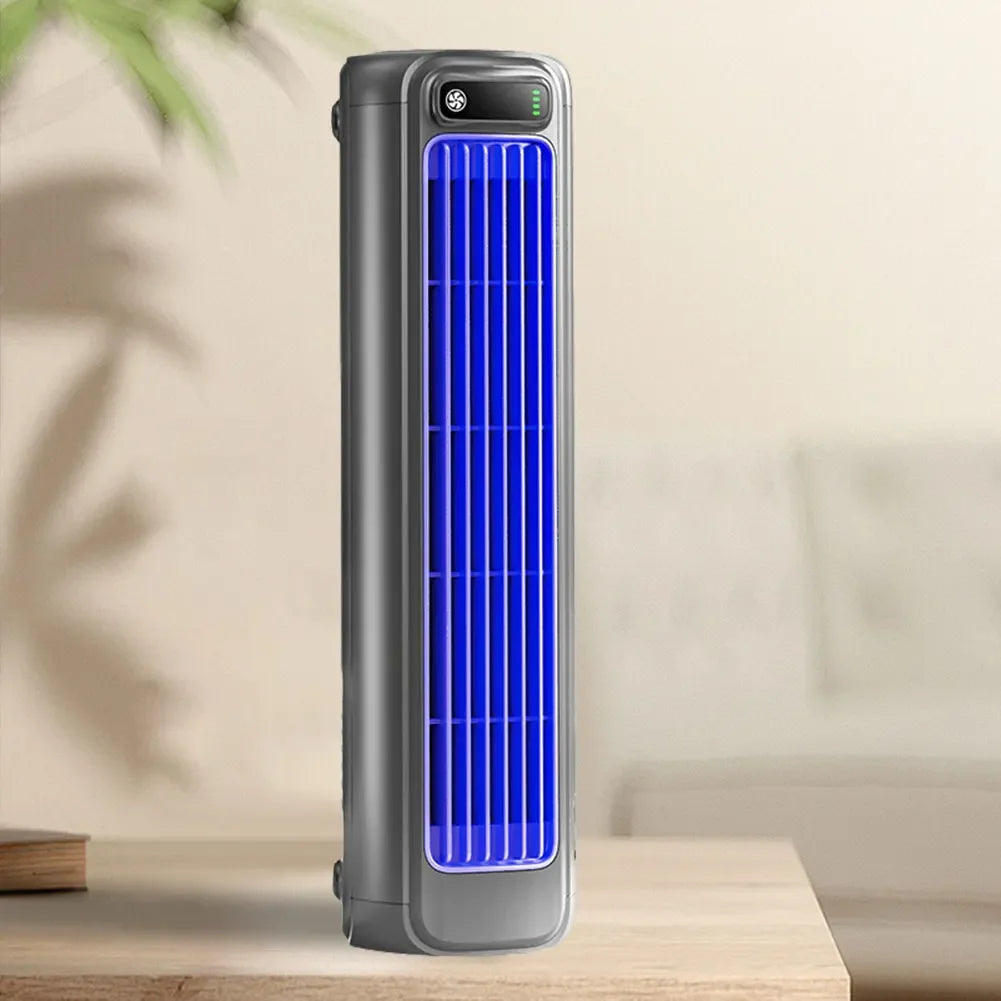 Portable USB Tower Fan – 3 Speeds, Quiet & Leafless Design Peaceful Pleasures Health and Wellness