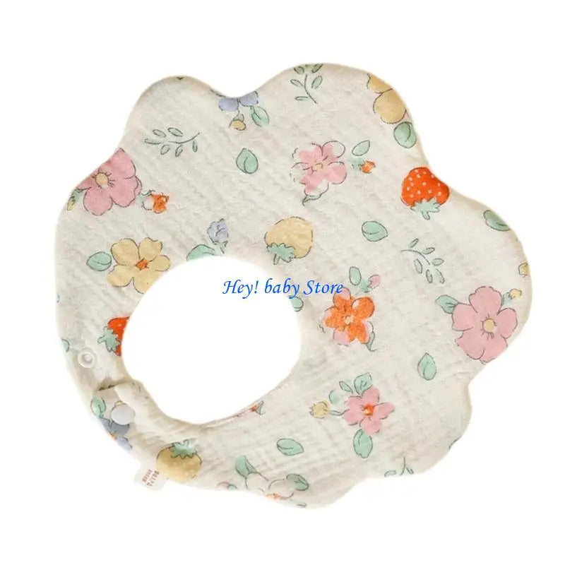 Soft Cotton Baby Bibs – Breathable & Absorbent Infant Drool Bib