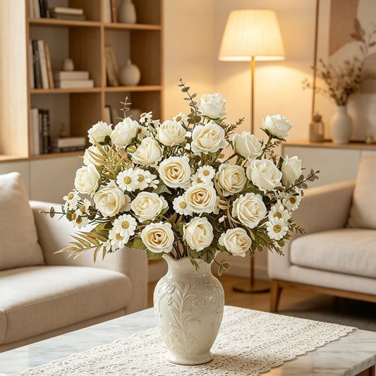 Silk Rose Artificial Flowers – Wedding, Home & Party Décor Artificial Silk Flowers Peaceful Pleasures Health and Wellness
