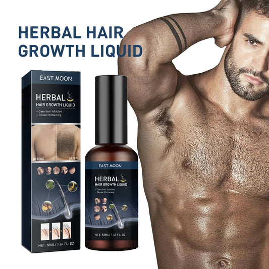 Men's Beard & Hair Growth Nourishing Essential Oil 50ml Beard Growth Oil Oasis Select