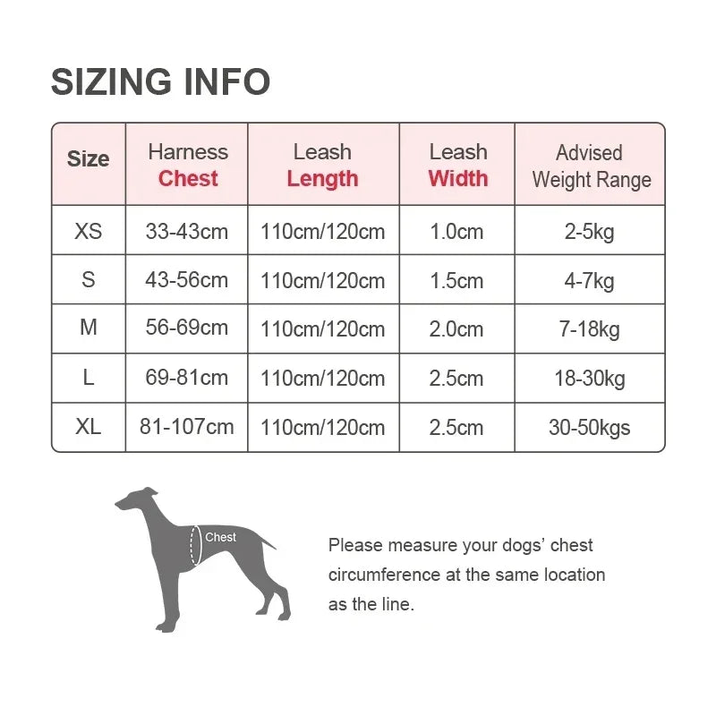 Truelove Pet Harness+Pet Leash Set Rope 110cm/200cm All-in-one Reflective Dog Harness No Pull Adjustable Buckles Dropshipping Peaceful Pleasures Health and Wellness