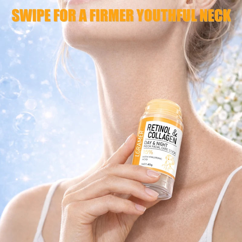 LGRAMER Retinol & Collagen Neck & Face Cream Stick | Day & Night