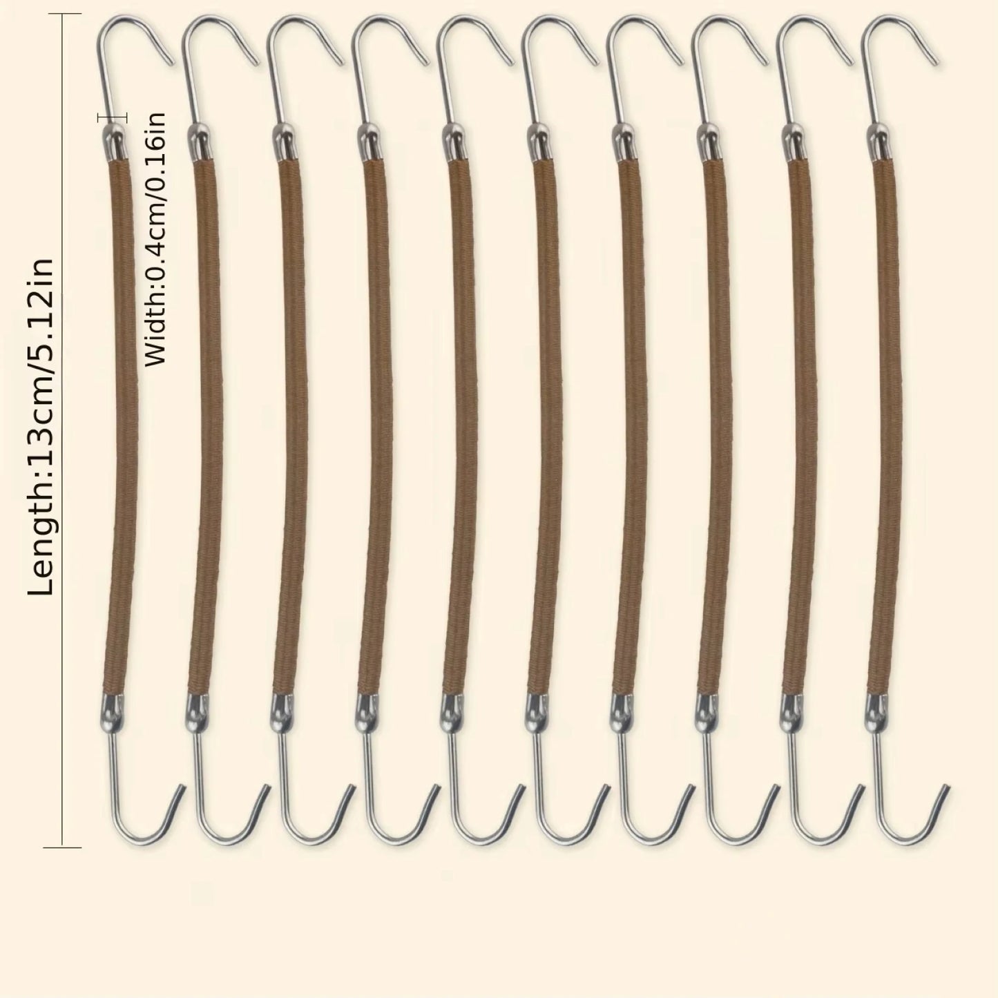 Elastic Hook Ponytail Hair Ties – Bungee Bands for Women