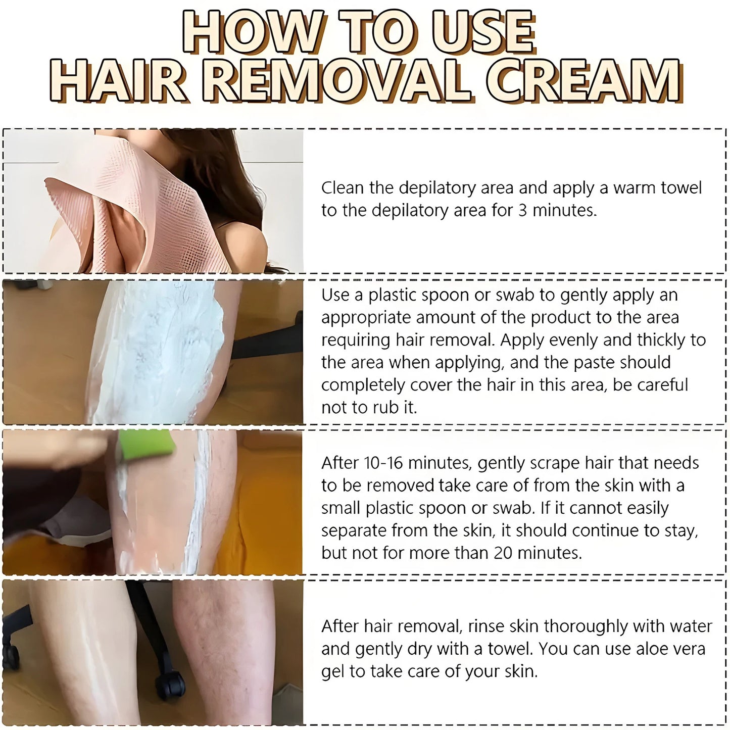 Lemon Bee Venom Hair Removal Cream | All Skin Types 150g