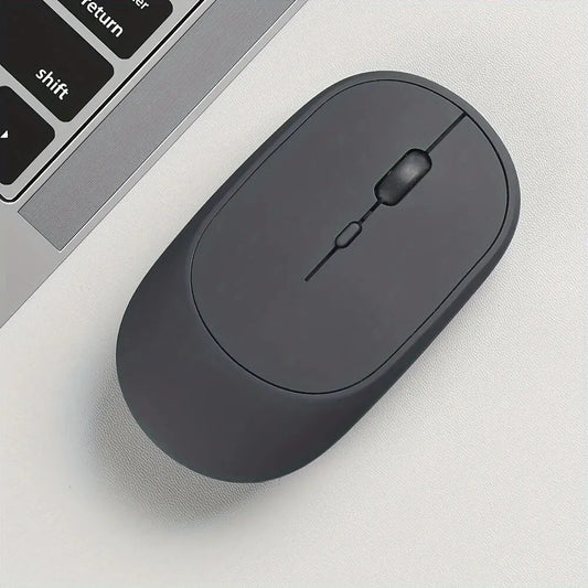 2.4Gh Wireless Gaming Mouse Dual Modes Bluetooth Ultra-Low Power Consumption,Compatible With PC Mac Computers Laptops Mute Peaceful Pleasures Health and Wellness