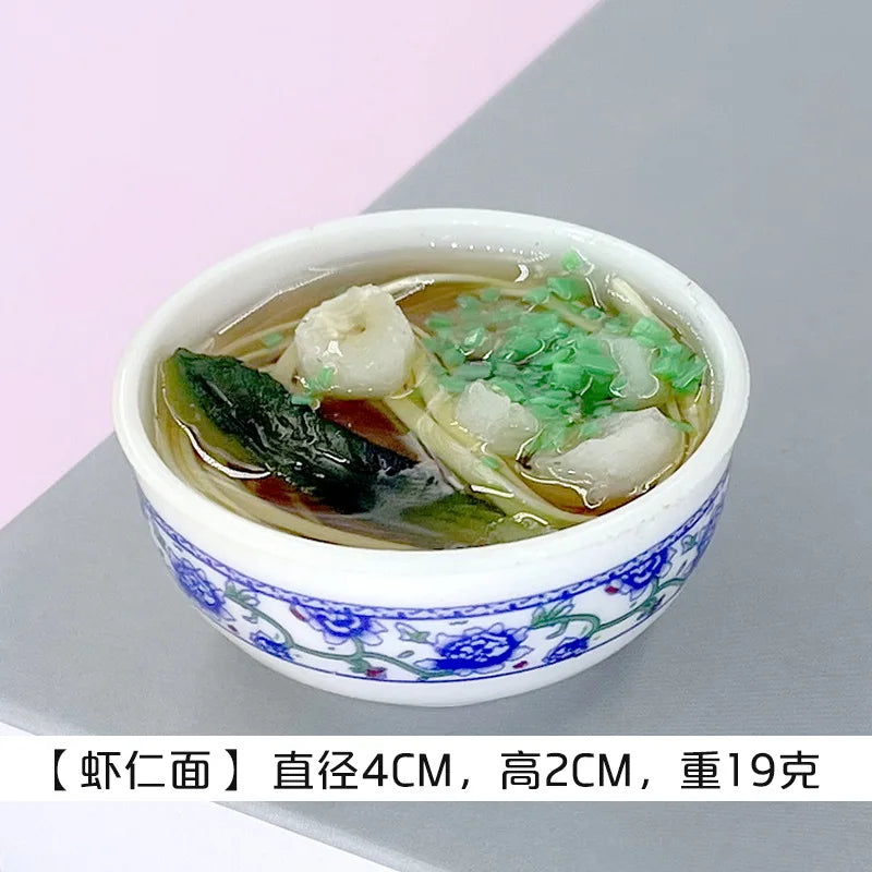 Miniature Chinese Desserts Dollhouse Bowl Food Mini Pretend Doll