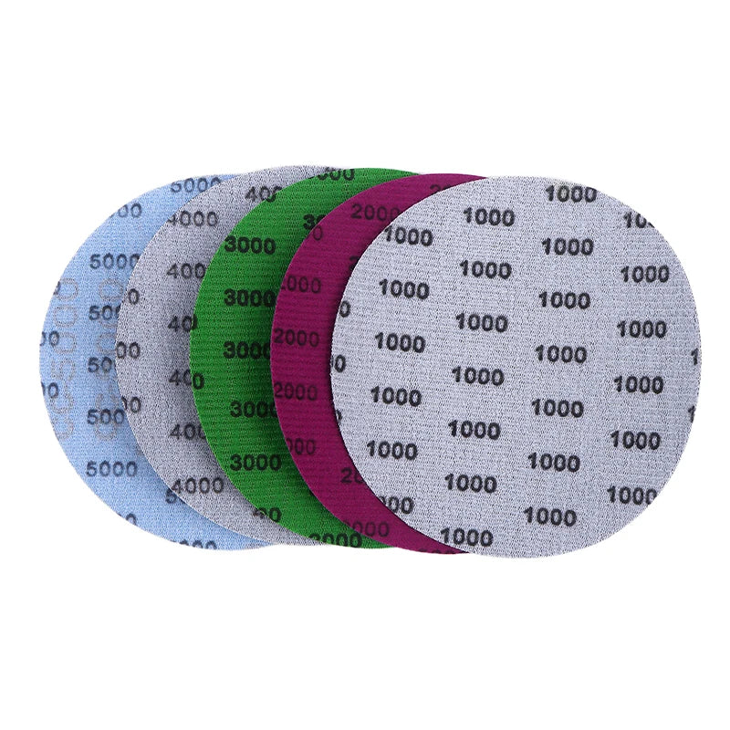 15/25Pcs 5 Inch 1000/2000/3000/4000/5000 Grit Sandpaper Discs Dry Wet Grinding Sanding Discs Polishing Tools DIY For Metal Wood Peaceful Pleasures Health and Wellness