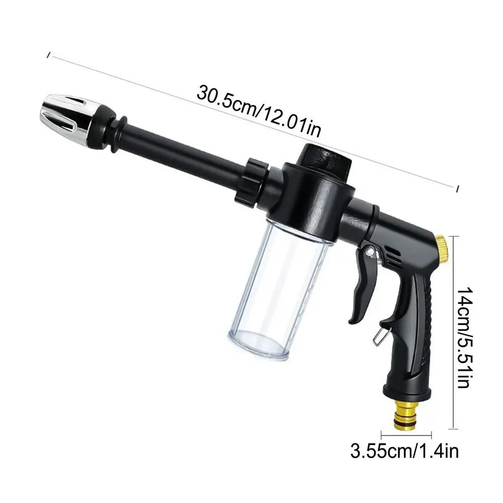High-Pressure Foam Spray Gun | Car Wash & Garden Hose Nozzle