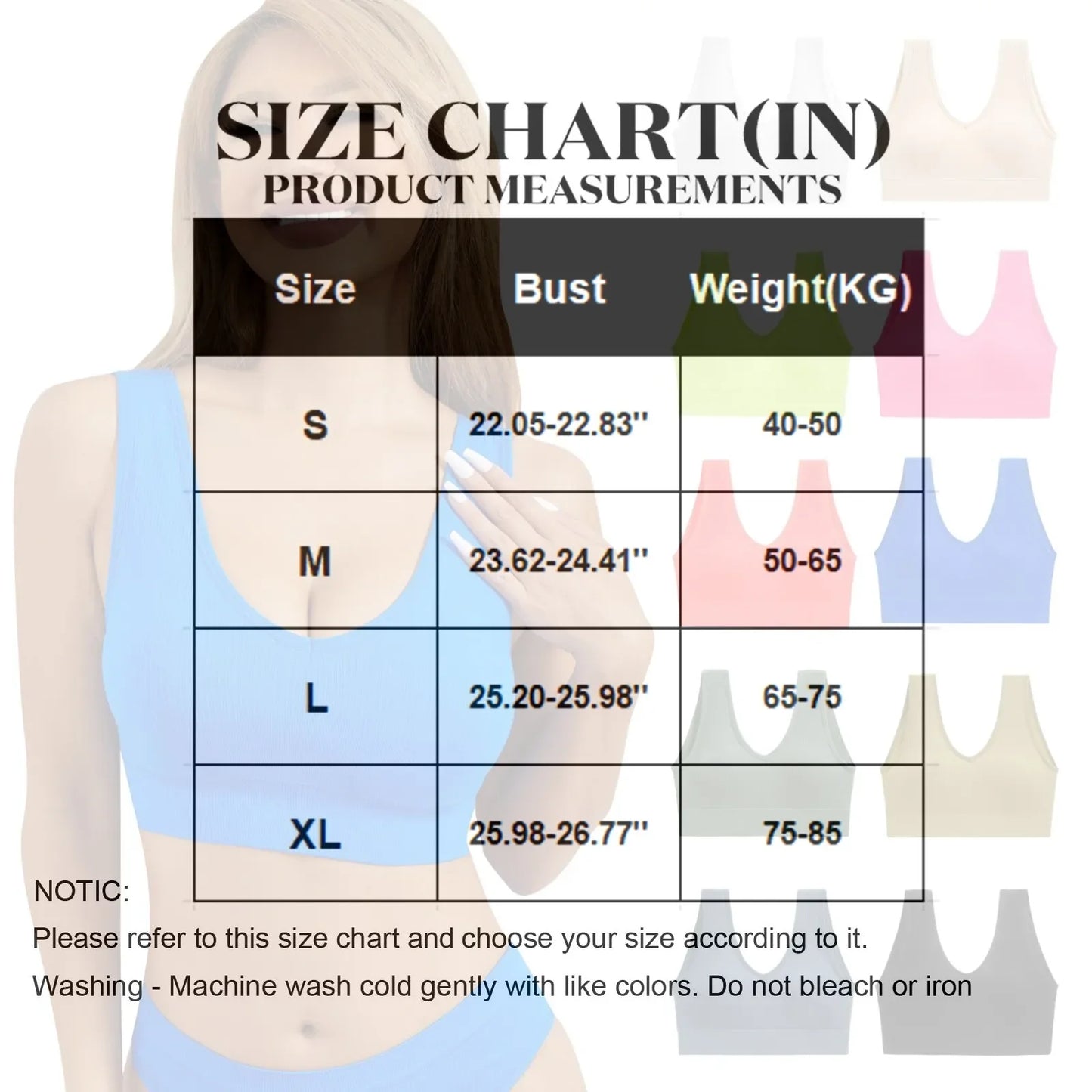 Women's Padded Y-Back Sports Bra – Yoga & Gym Vest Top