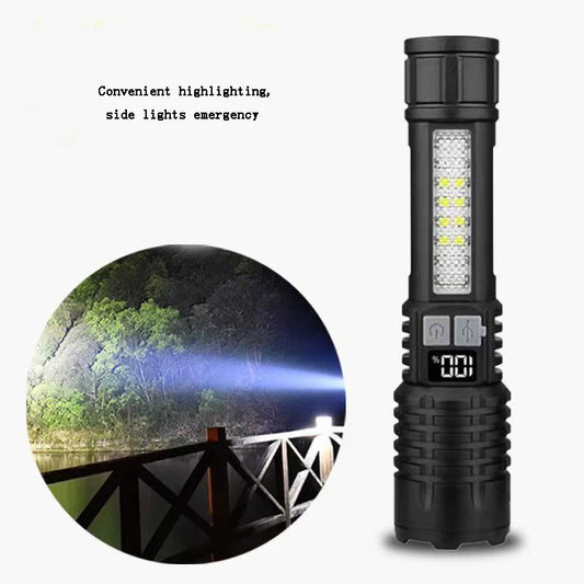 Rechargeable LED Flashlight – 8W, Multi-Mode, USB Charging Rechargeable Flashlight Peaceful Pleasures Health and Wellness
