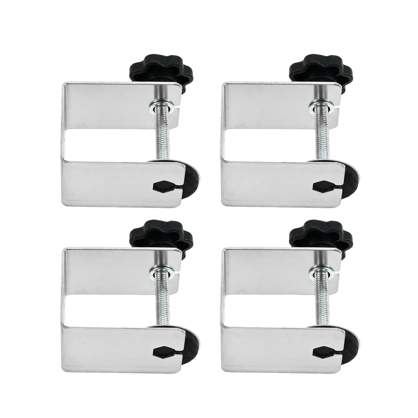 4-Pack Stainless Steel Drawer Front Installation Clamps