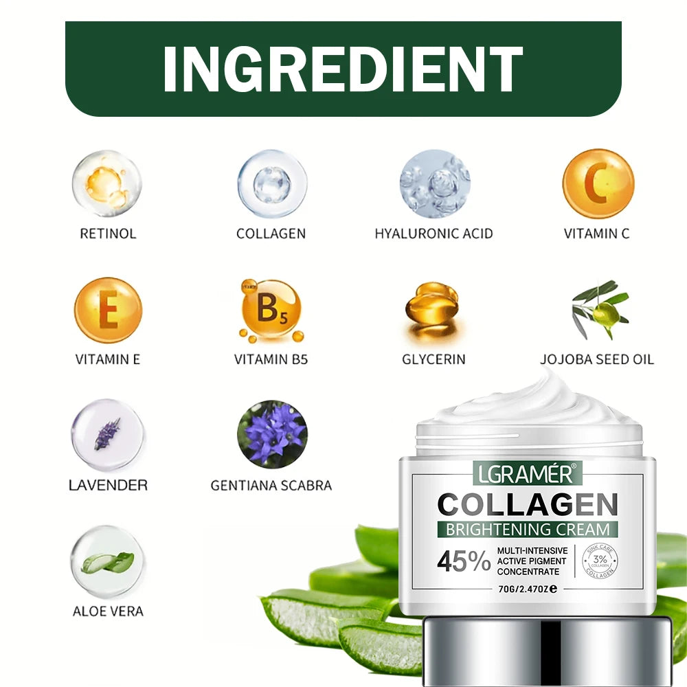 Retinol Lifting & Firming Face Cream – Collagen Anti-Wrinkle Face Cream Peaceful Pleasures Health and Wellness