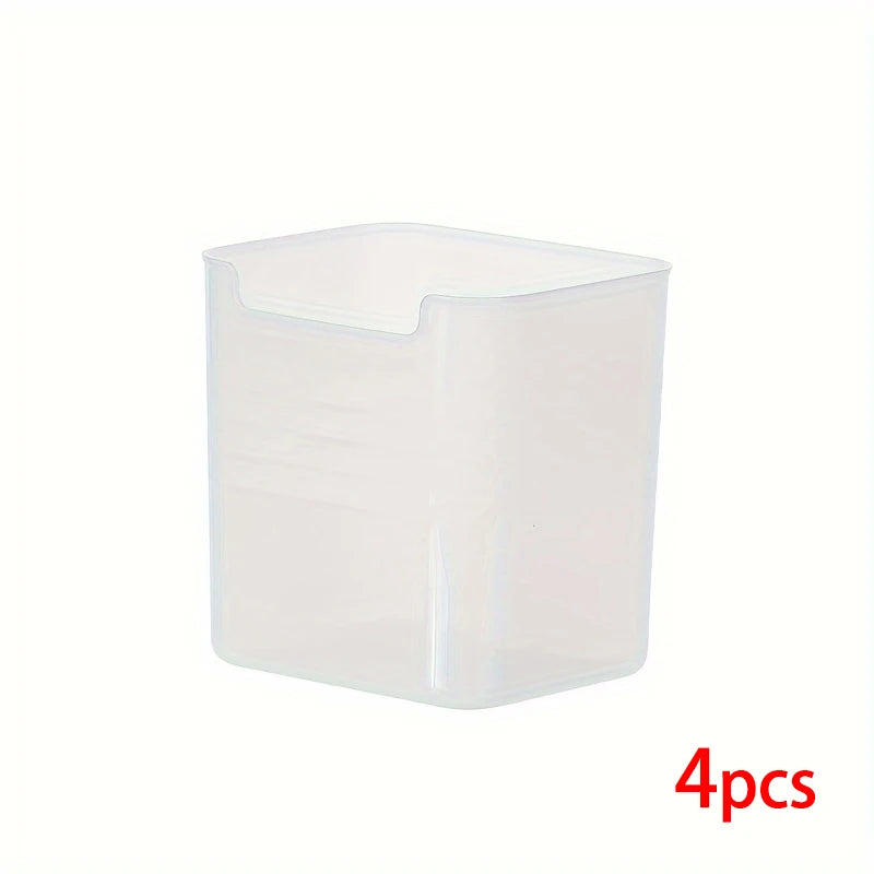 Side door refrigerator storage box, food, vegetable, fruit classification, freshness preservation box, miscellaneous storage box Peaceful Pleasures Health and Wellness 4pcs