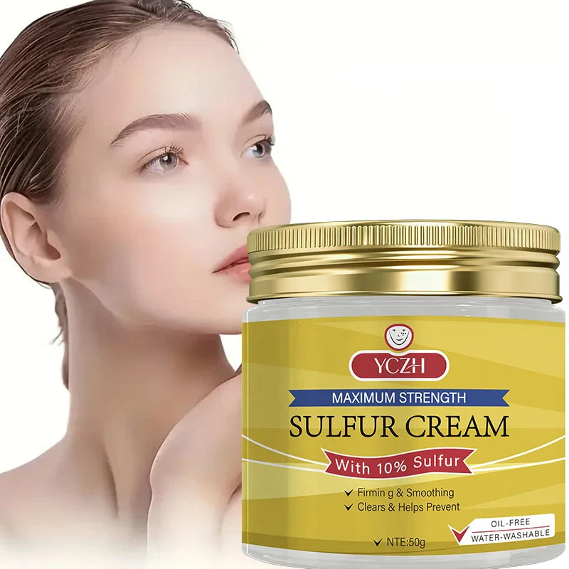 YCHZ Sulfur Cream – Pore Minimizing, Firming & Oil Control 50g