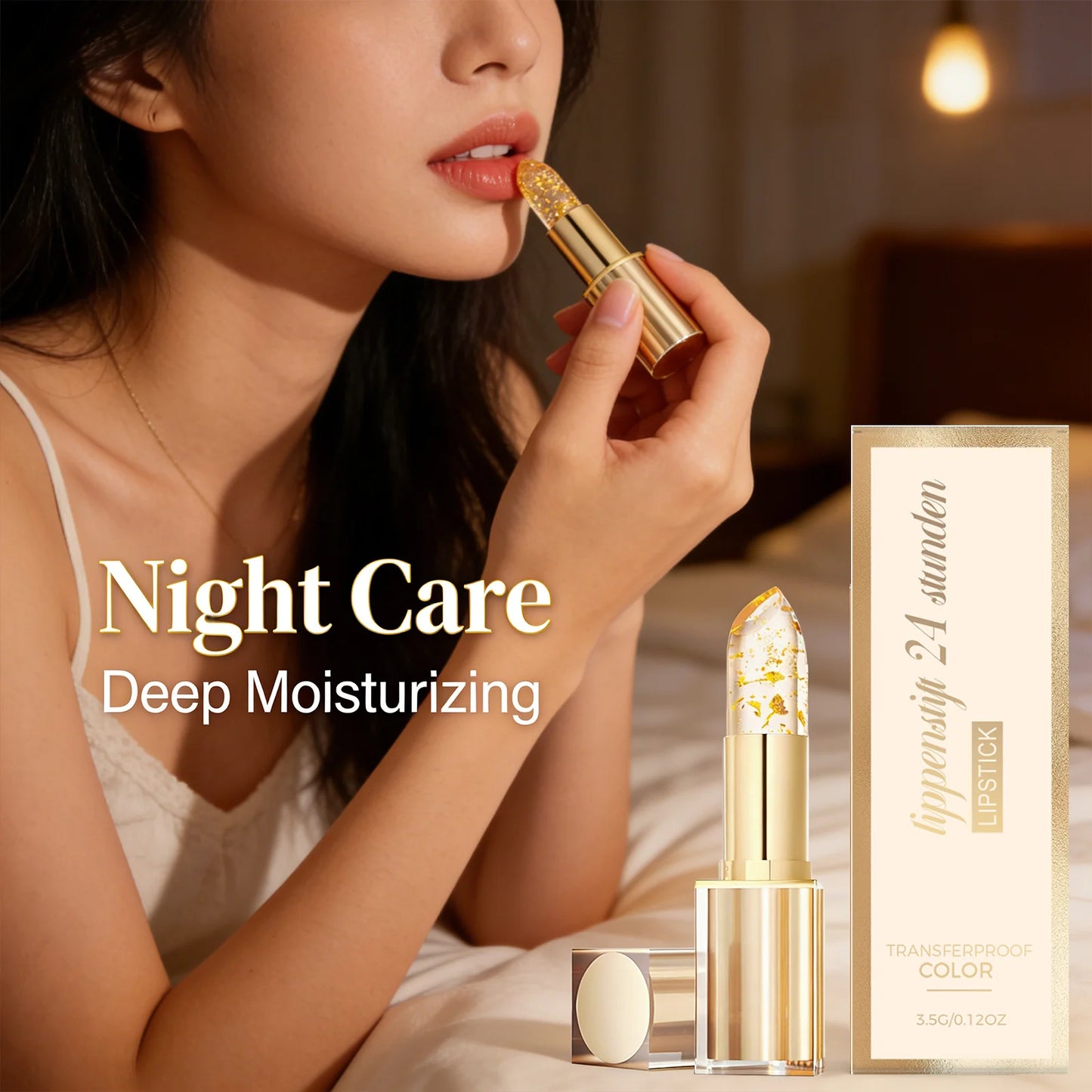 Color Lipstick Nourishing Lips Skin Brightening Enhance Texture Lightweight Long-Lasting Color Suitable for Various Skin Tones Peaceful Pleasures Health and Wellness