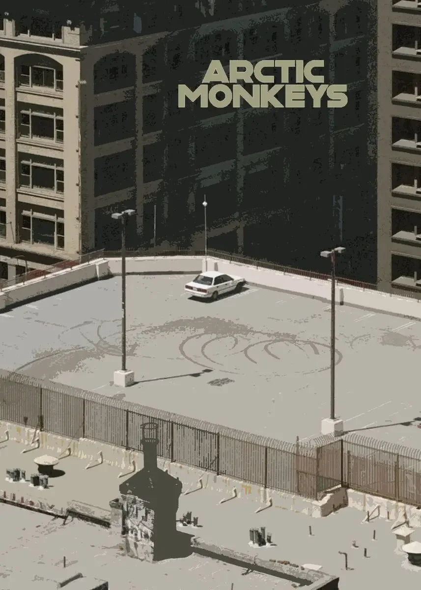 Arctic Monkeys Vintage Rock Band Canvas Wall Art Poster | Unframed