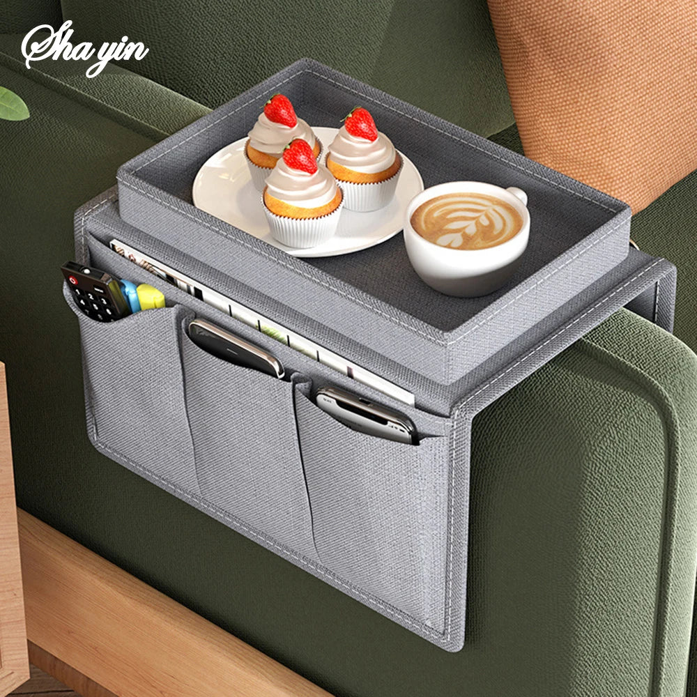 Sofa storage bag, sofa armrest storage hanging bag, remote control storage bag, home storage bag Peaceful Pleasures Health and Wellness