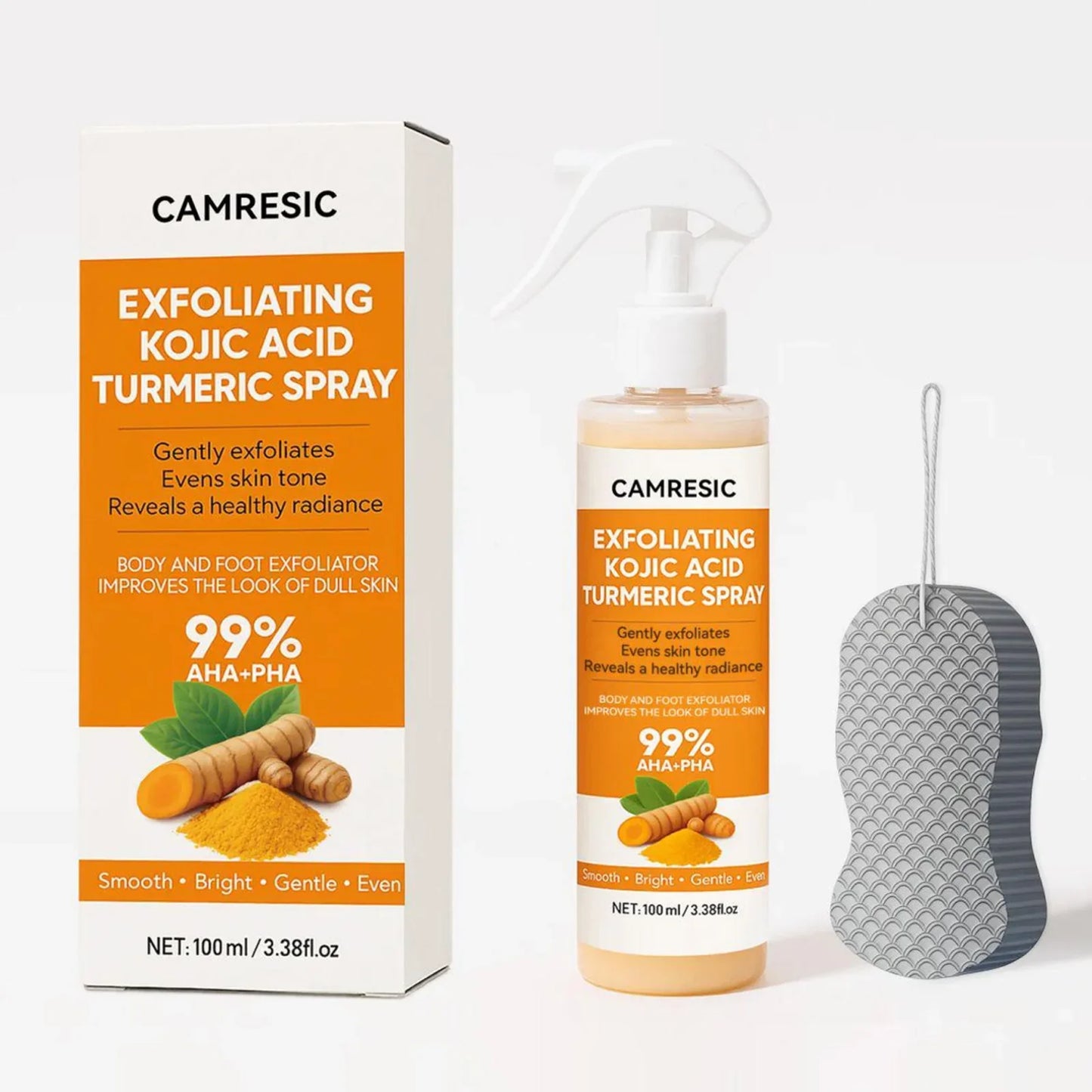 OceAura Kojic Acid Turmeric Exfoliating Body Spray 100ml