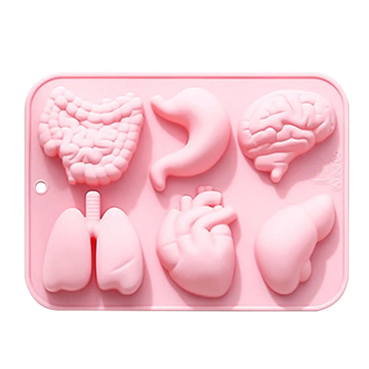 Halloween 3D Organ Silicone Mold – Chocolate, Candy & Ice Tray