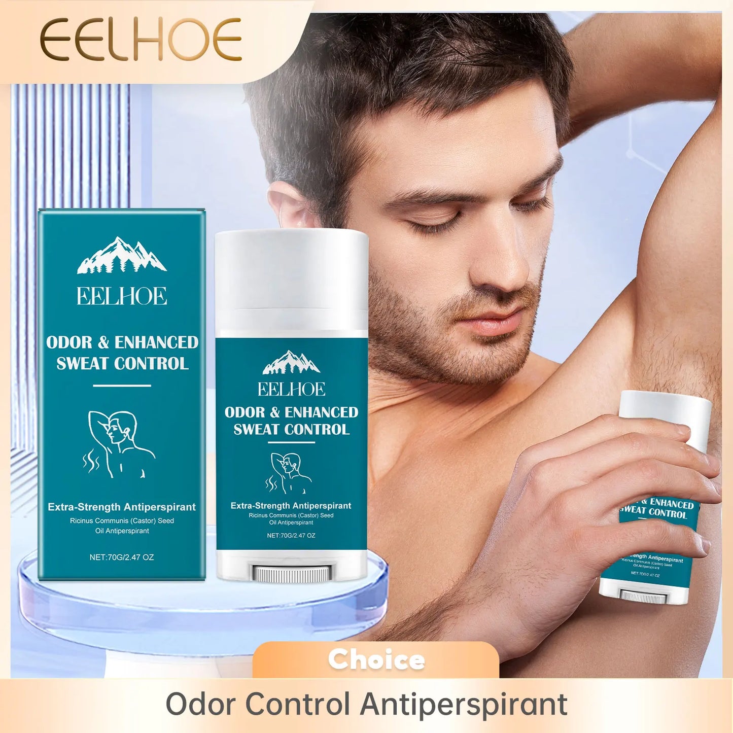 EELHOE Men's Deodorant Antiperspirant Stick – Vitamin E 70g