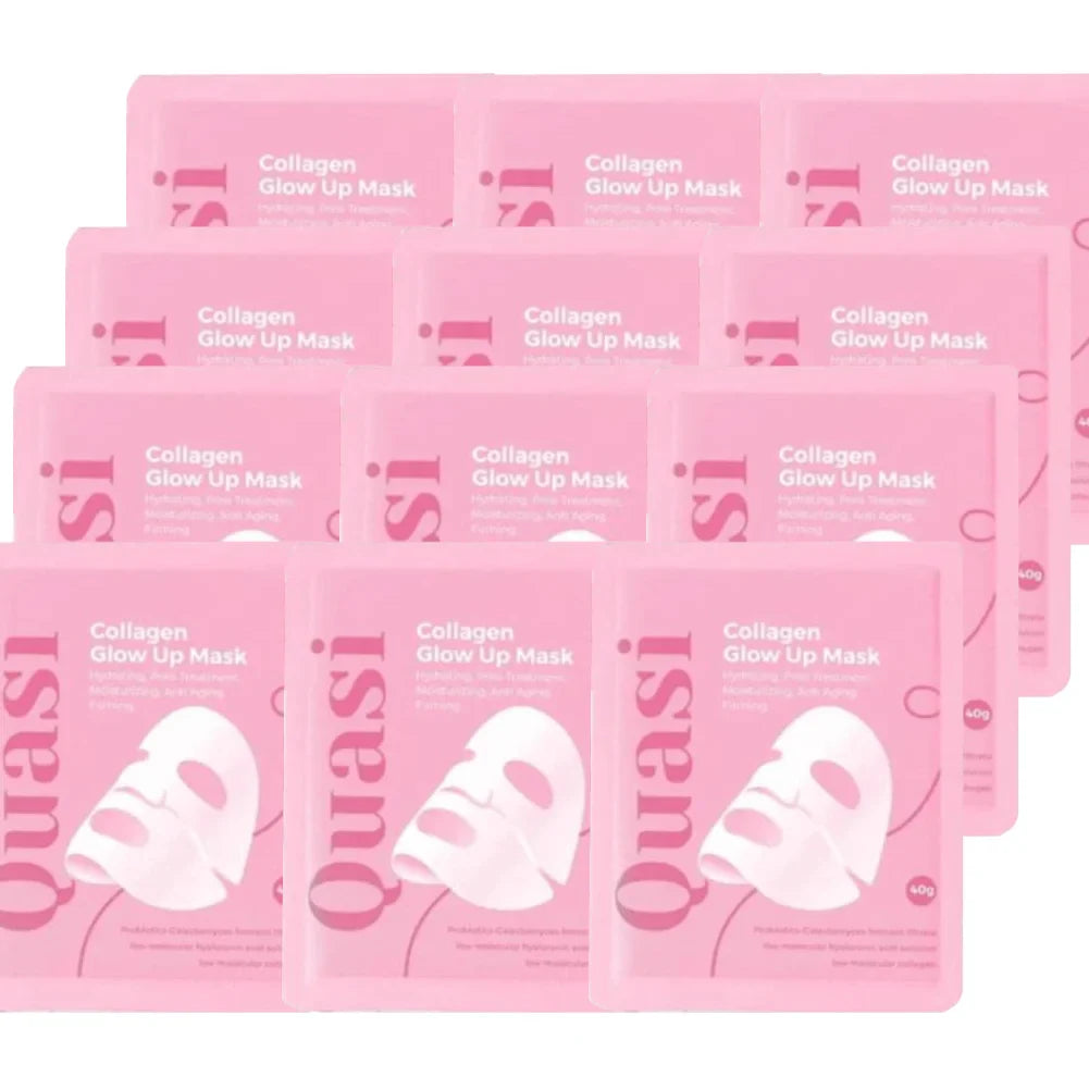 Collagen Face Mask – Niacinamide Firming & Hydrating, 4-Pack