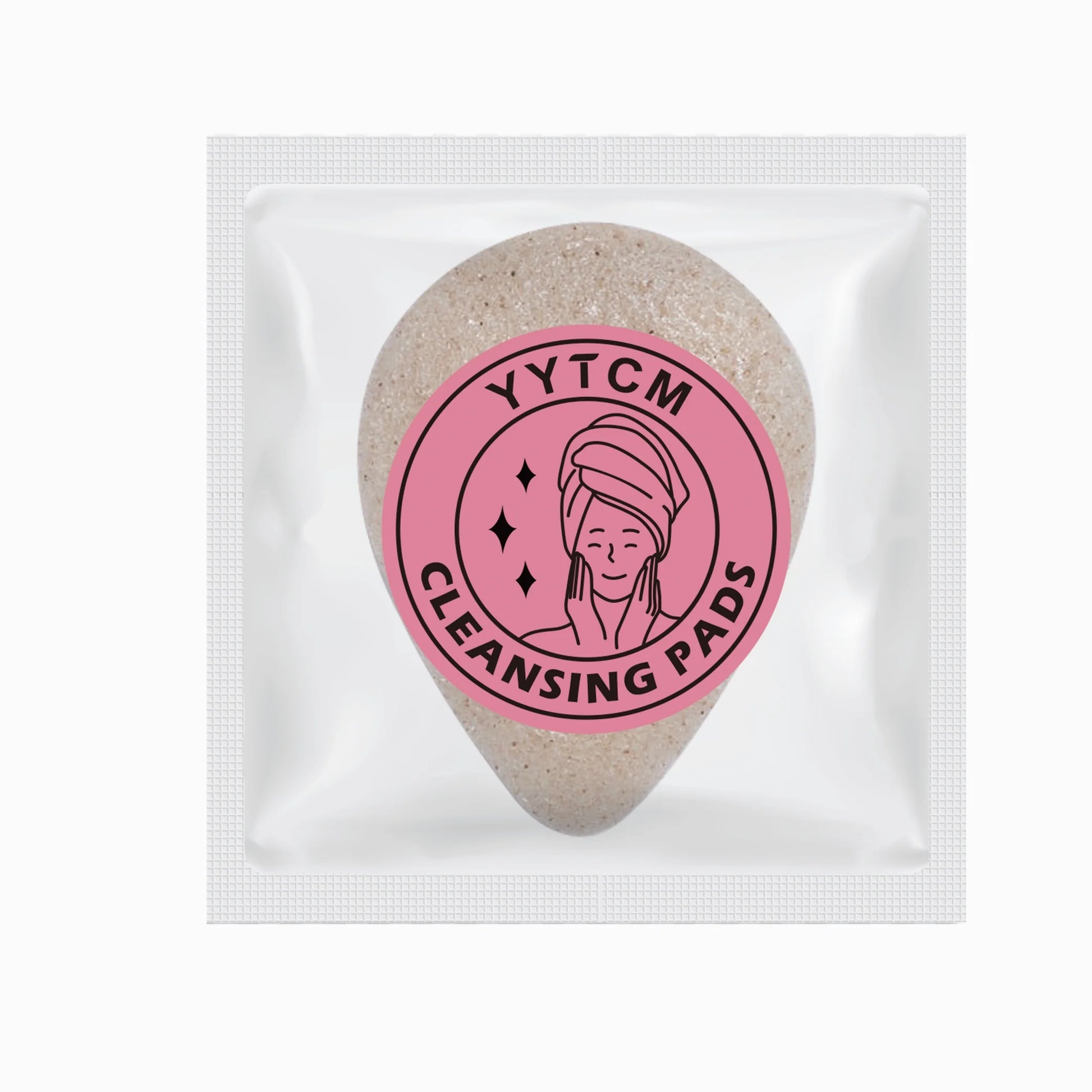 Walnut Seed Konjac Face Sponge, Natural Cleansing Puff for Face, Makeup Removal, and Soft Facial Cleansing Tool Peaceful Pleasures Health and Wellness 1 pc