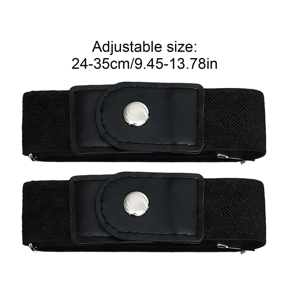 No Buckle Elastic Waistband Belt – Adjustable Unisex Fit