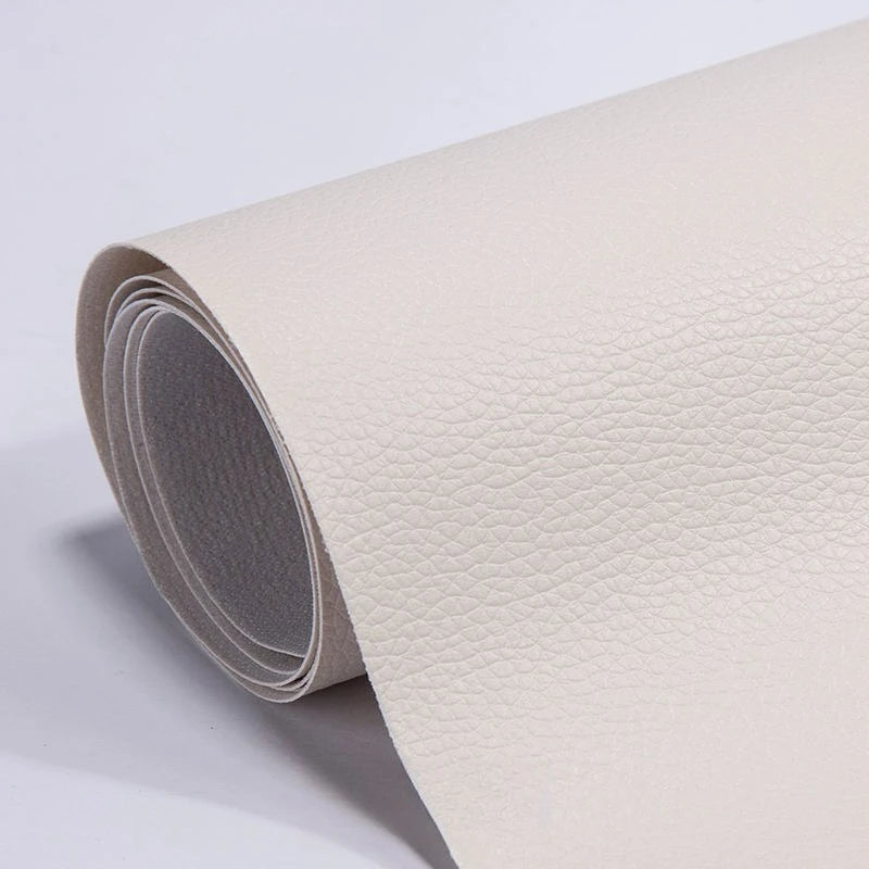 Self adhesive Leather Patch Sticker for Car Seat Sofa Chair Black Leather Repair Patch Refurbish Hole Artificial Stickers Fabric Peaceful Pleasures Health and Wellness Off-white 300x50cm