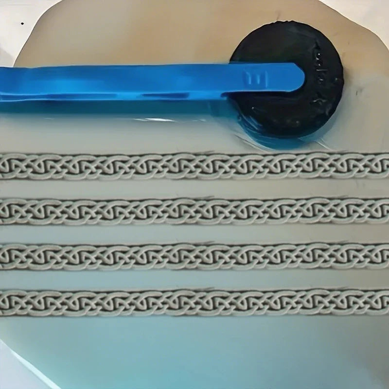 Egyptian Clay Texture Roller Stamp – Pottery & DIY Craft Tool