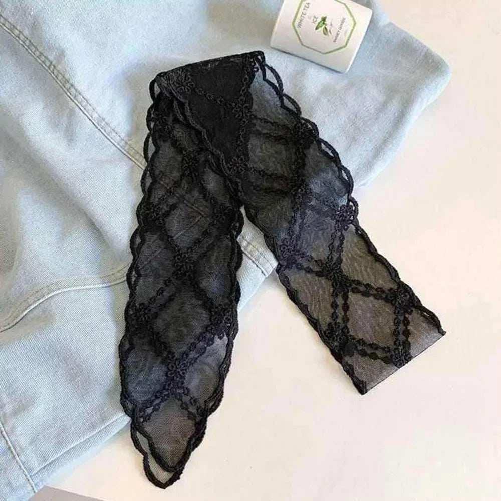 Lace Boho Hair Scarf & Bandana – Fairy Hair Tie for Women