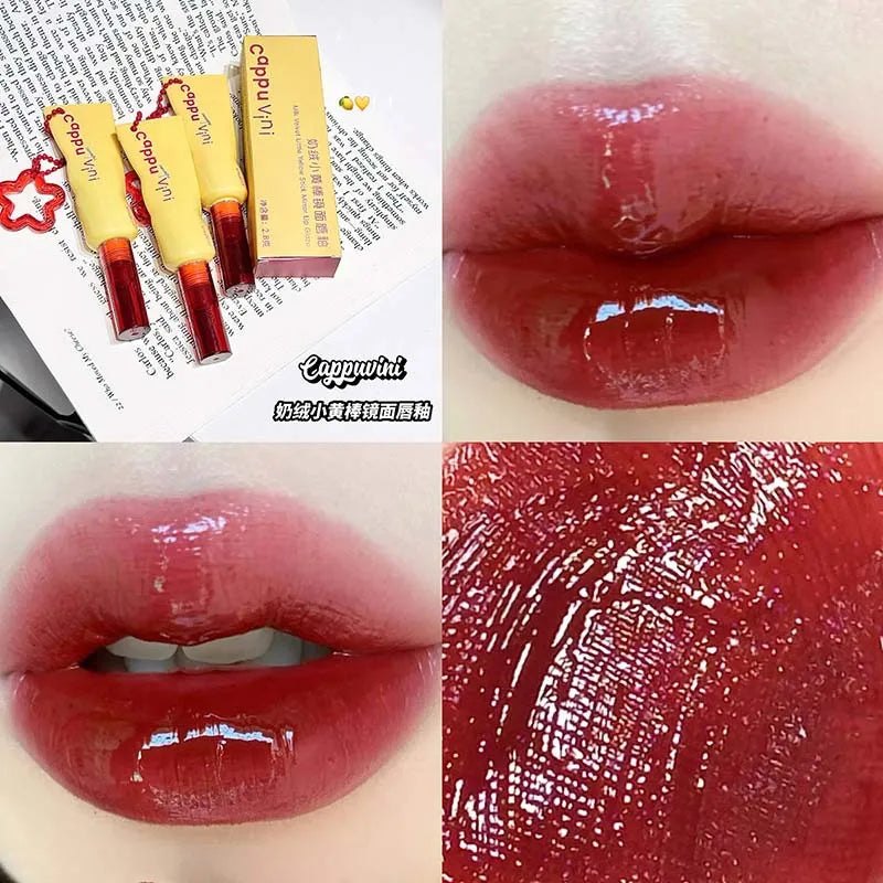 Mirror Jelly Lip Gloss 6 Colors – Glossy, Waterproof Lip Tint