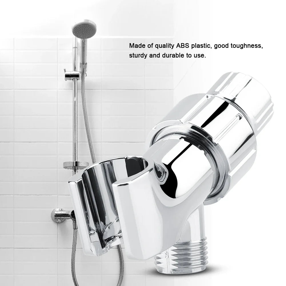 3-Way Chrome Plating Shower Head Diverter Arm Mounted Bracket