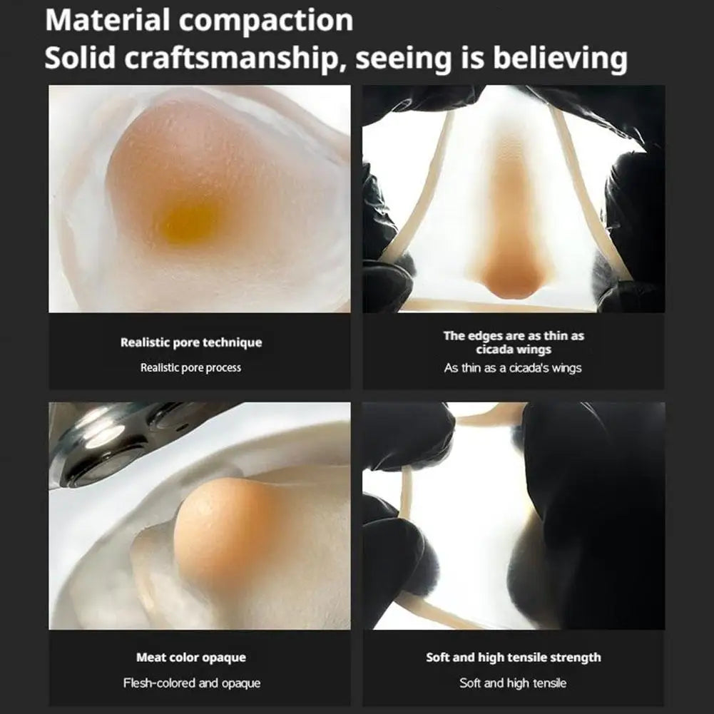 Silicone Fake Nose & Chin Prosthetic – Cosplay & SFX Kit
