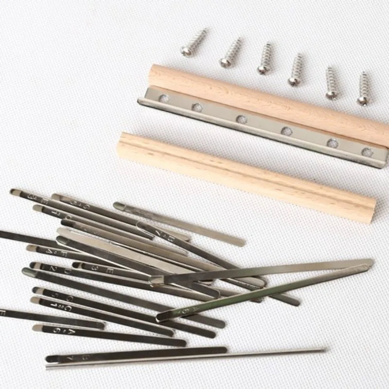 21-tone Thumb Piano Shrapnel Kalimba Keys DIY Accessories
