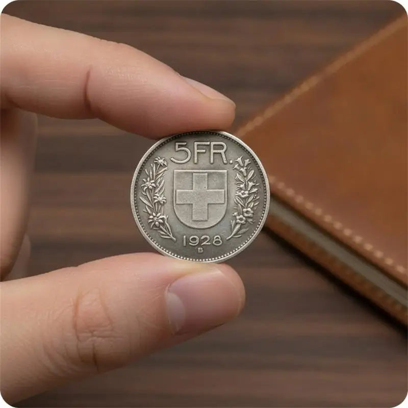 Switzerland 1928 5 FR Silver Commemorative Challenge Coin Medal
