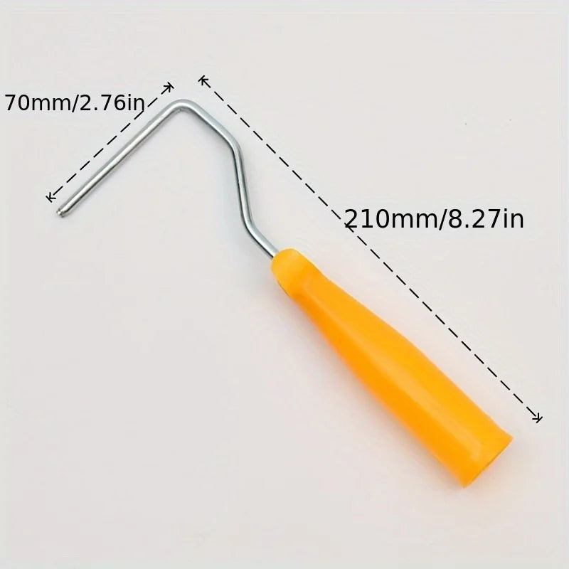 10 Paint Roller Sets 1 Handle 4 Inches Tool Metal Plastic Fabric