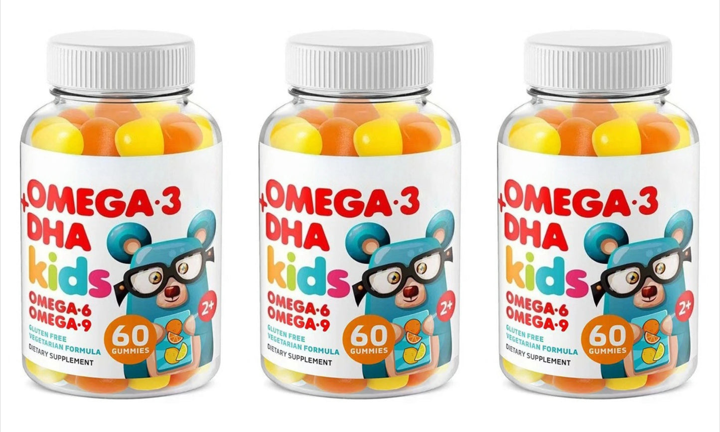 Omega-3 DHA Kids Gummies 60ct | Vegetarian & Gluten Free