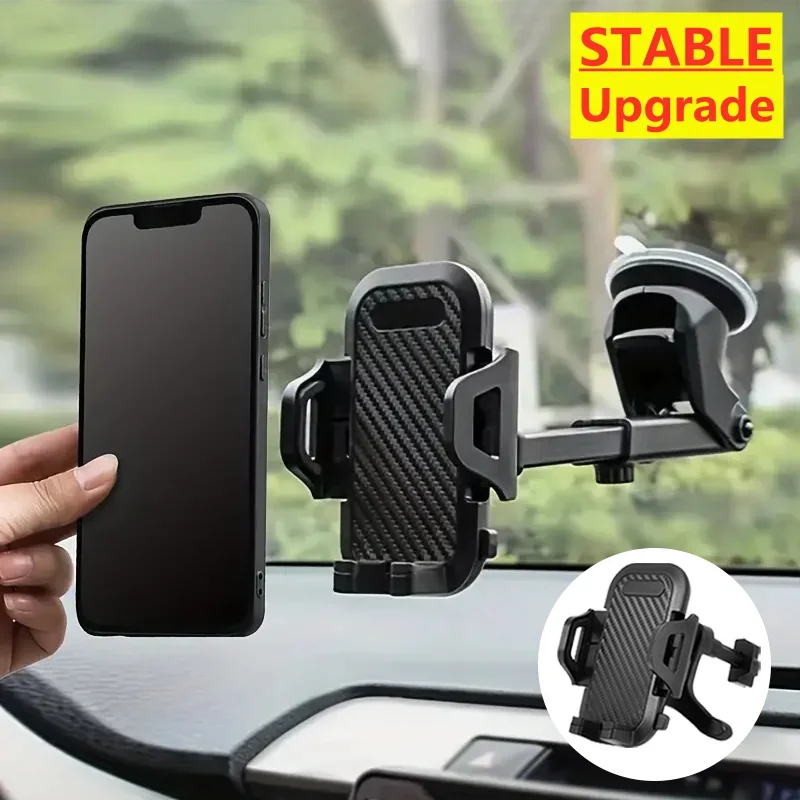 Car Phone Holder 360° Rotation Suction Dashboard Mount