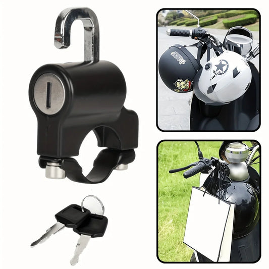 Universal Motorcycle Helmet Lock Bicycles Portable Security Peaceful Pleasures Health and Wellness