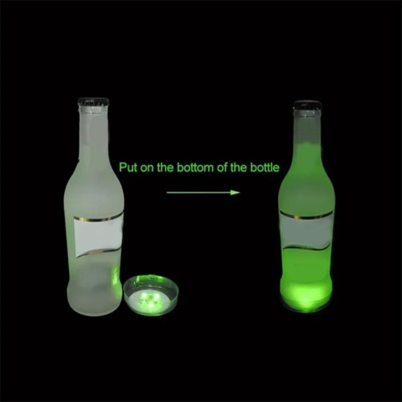 LED Light-Up Drink Coasters for Bars, Parties & Weddings