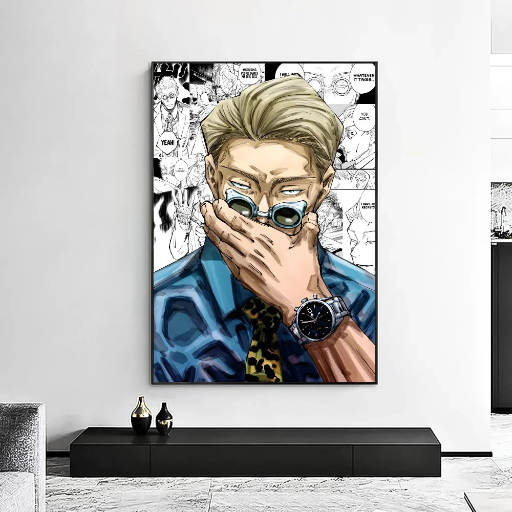 Jujutsu Kaisen Kento Nanami Minimalist Canvas Wall Art Print