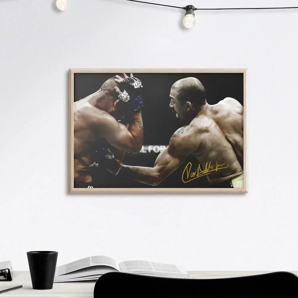 Boxing Canvas Wall Art – McGregor, Pettis & Benavidez Print Canvas Wall Art Peaceful Pleasures Health and Wellness 11 20x30cm Unframed