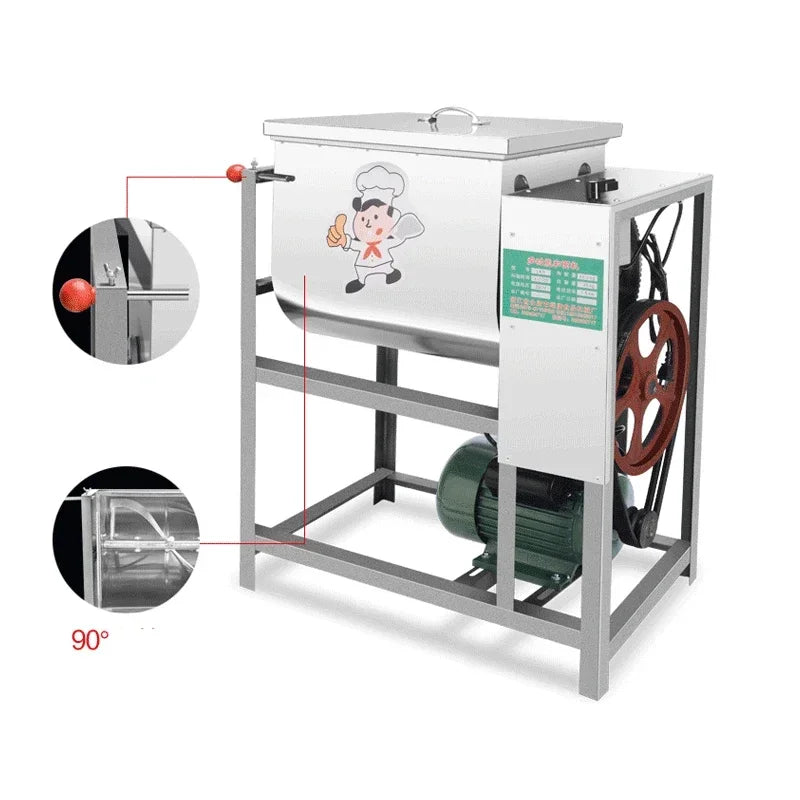 15kg Commercial Dough Mixer 1500W | Electric Flour Kneader