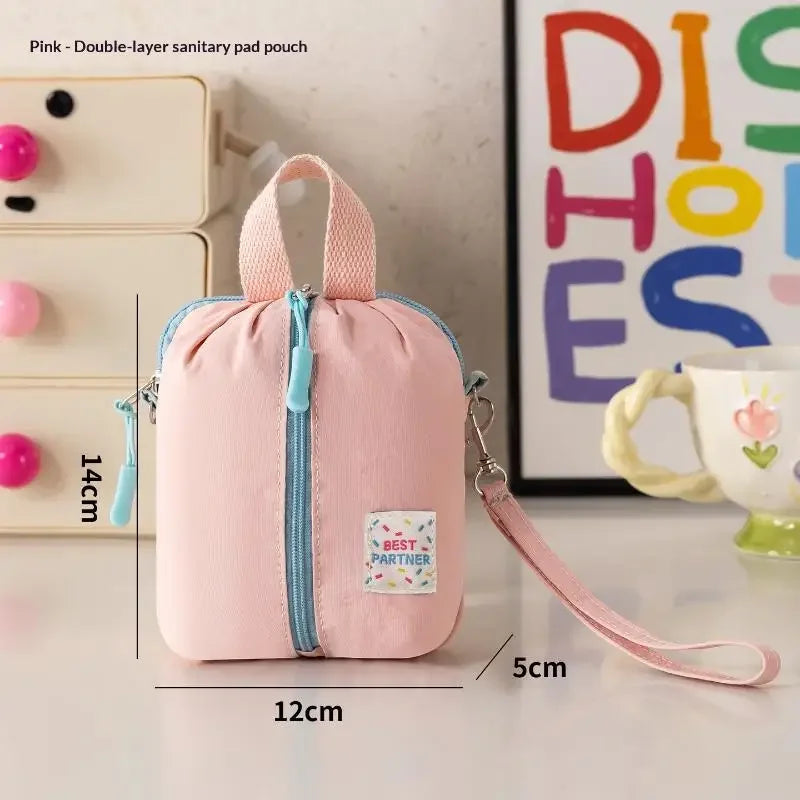 Portable Sanitary Napkin Storage Bag | Discreet Period Pouch