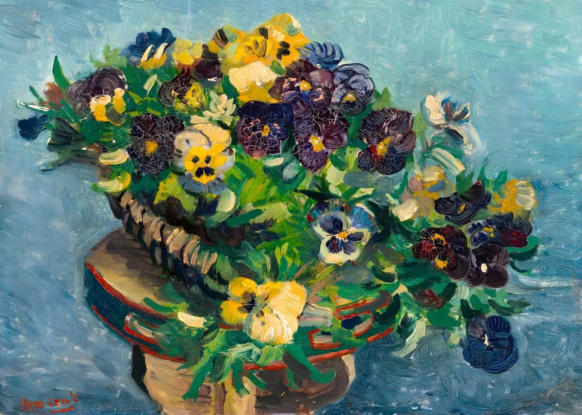 Van Gogh Sunflowers Canvas Print | Unframed Wall Art Poster Canvas Wall Art Print Peaceful Pleasures Health and Wellness