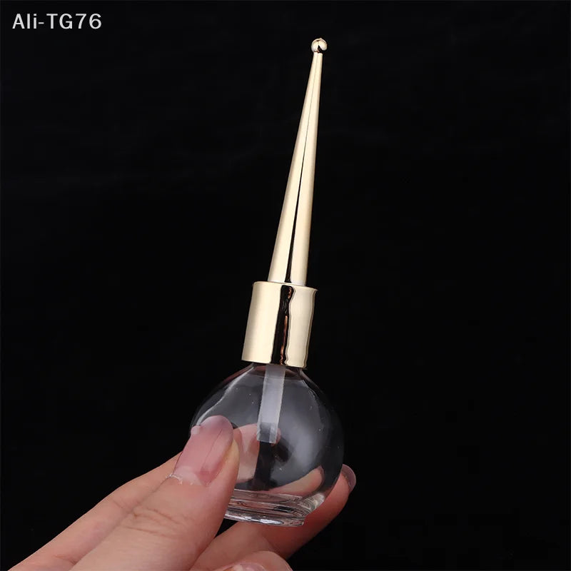 15ml Glass Empty Nail Polish Bottle with Brush | Nail Art