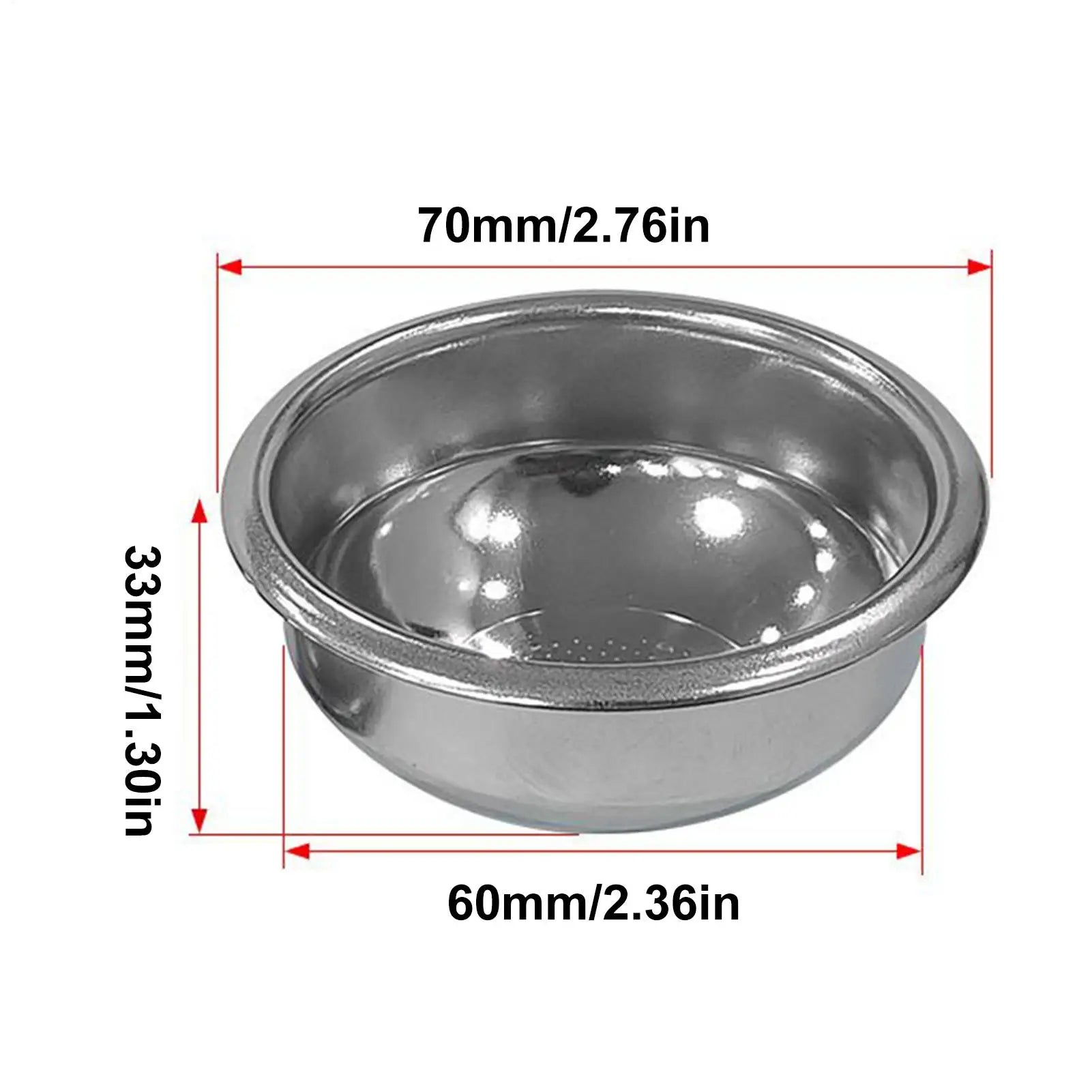 Portafilter Basket Basket 58mm Precision Even Extraction Holder Coffee Filter For Home Professional Enthusiast Cafe Owner Peaceful Pleasures Health and Wellness