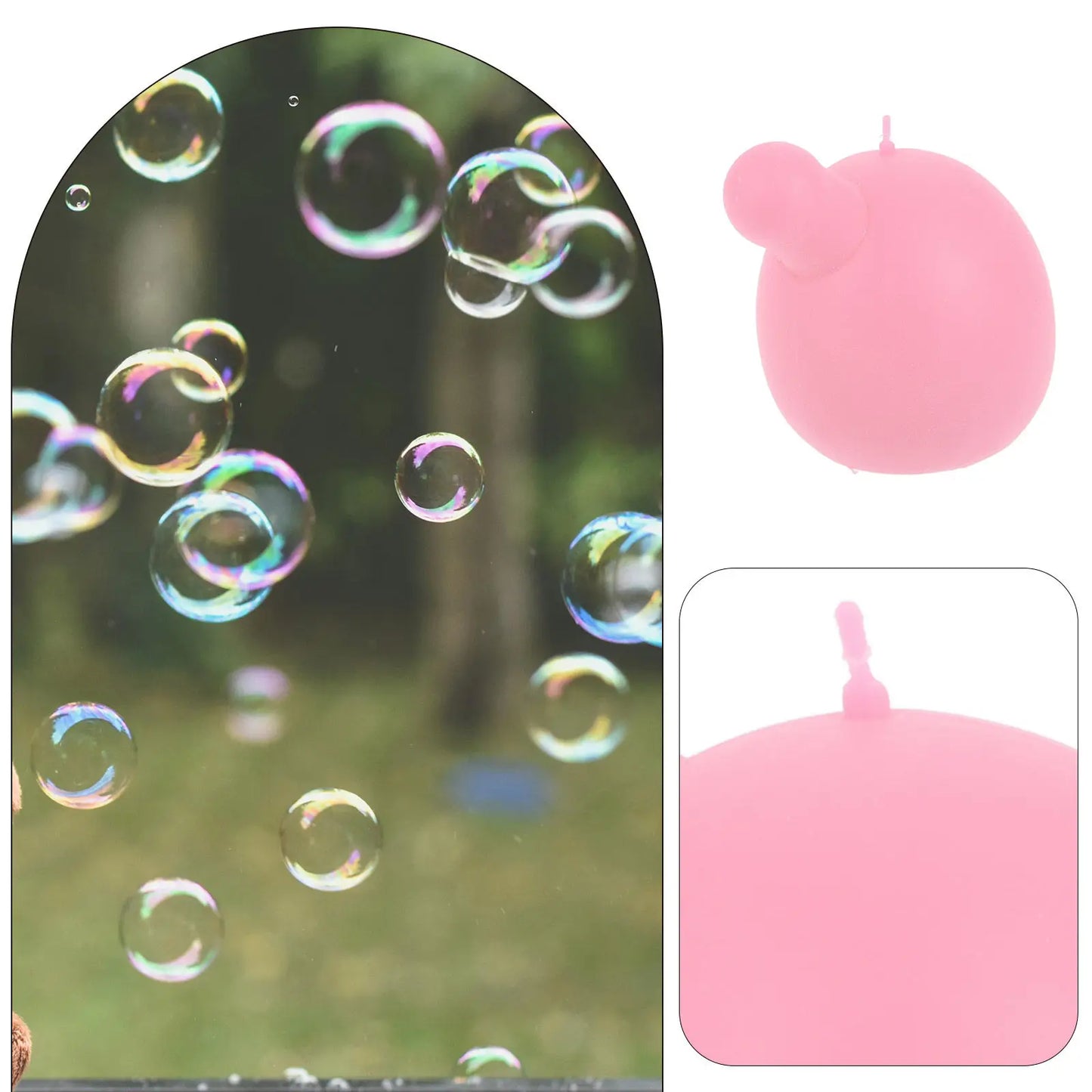 10Pcs Bubble Core PVC Squeeze Ball Insert Bubble Core Press Insert for Stress Relief DIY Crochet Sensory Accessories Peaceful Pleasures Health and Wellness